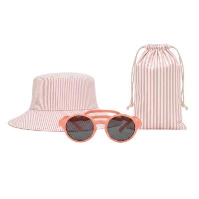 3700085879979 Horizane Sunset Pack Óculos + Chapéu UV Criança 2-4 Anos Terracota