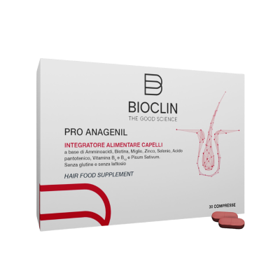 7606103 Bioclin PRO Anagenil Suplemento 30 Comprimidos | Queda de Cabelo e Unhas