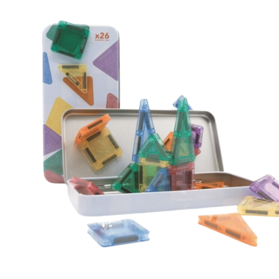 8437023414057 Braintoys Nomic Clack Mini 26 peças | Construções Magnéticas +3 anos