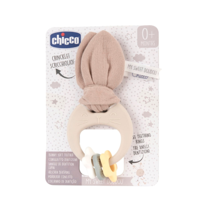 Chicco Mordedor Coelhinho Doudou +0M Roca | Farmácia d'Arrábida