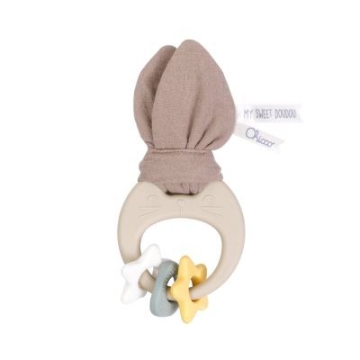 7606269 Chicco Mordedor Coelhinho DouDou +0M | Roca Sensorial e Dentição
