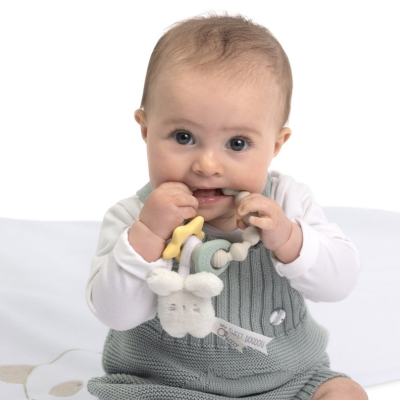 Chicco Anel de Dentição Coelhinho Doudou +0m | Farmácia d'Arrábida