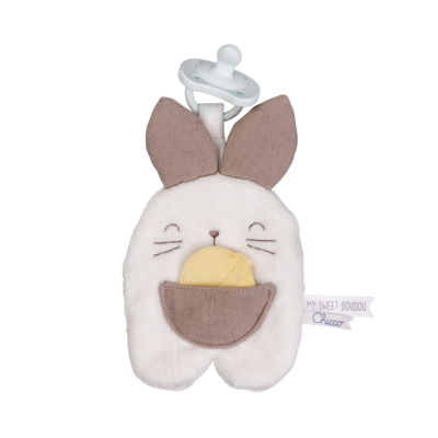 7606236 Chicco Porta Chupeta Coelhinho Doudou +0m
