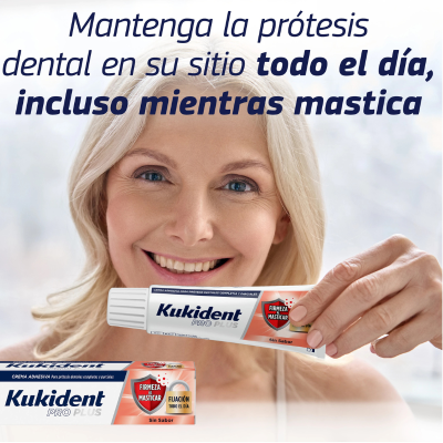 Kukident Firmeza ao Mastigar Creme Adesivo sem Sabor 57g | Farmácia d'Arrábida