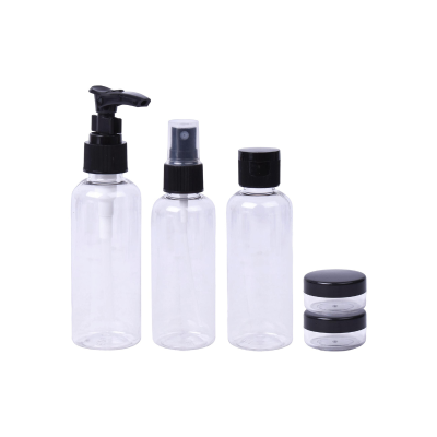 Kit Viagem Preto 5 Peças com Bolsa | Farmácia d'Arrábida
