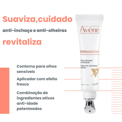 Avène DermAbsolu Creme Contorno de Olhos 15ml | Farmácia d'Arrábida
