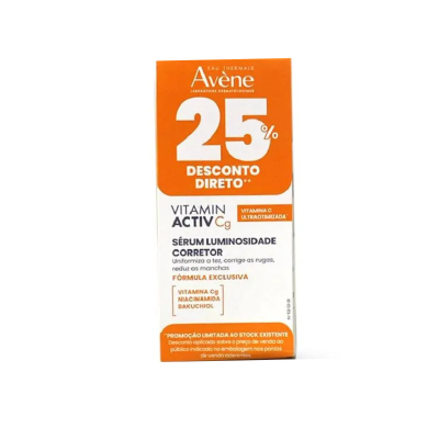Avène Vitamin Activ Cg Sérum 30ml 25% Desc.  | Farmácia d'Arrábida