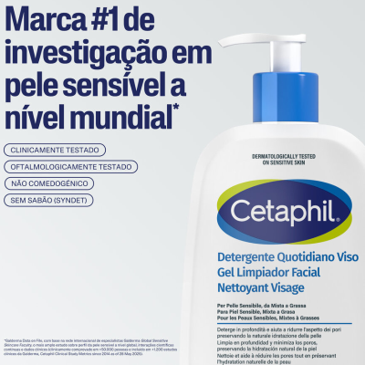 Cetaphil Gel de Limpeza Facial 473ml  | Farmácia d'Arrábida