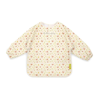 8413082897062 Miniland Babete Impermeável com Mangas Borboleta | Babete Bebé com Bolso 6M+