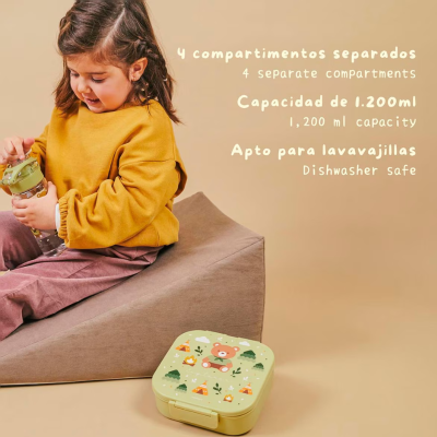 Miniland LunchBox Lancheira Explorer com Divisórias | Farmácia d'Arrábida