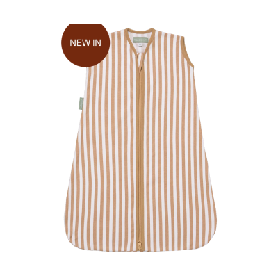8436579288631 Molis&Co TOG 0.5 18-36meses Saco Cama Verão  Sand Stripes  | Saco de Dormir de Verão, Algodão Respirável, +23ºC