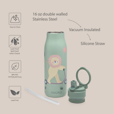 Noüka Garrafa Térmica Infantil Daisy Roary The Lion 475ml  | Farmácia d'Arrábida