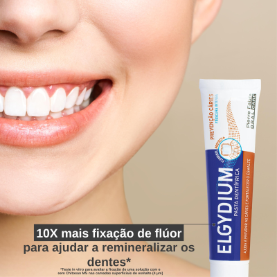 Elgydium Duo Proteção Cáries 2x75ml Pasta Dentífrica | Farmácia d'Arrábida