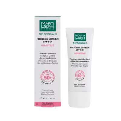 Martiderm Proteos Screen Creme Sensitive SPF50+ 40ml | Farmácia d'Arrábida