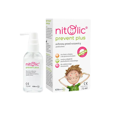 Nitolic Prevent Plus Spray Anti-Piolhos 75ml | Farmácia d'Arrábida
