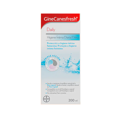 GineCanesfresh Daily Gel Íntimo 200ml | Higiene Íntima Diária Suave