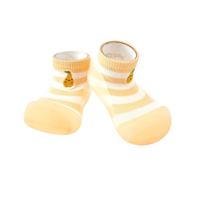 8809770865626 Attipas Fruity Yellow Sapato Bebé AQUA-X Barefoot T21.5 | Secagem rápida e ideais para praia e verão