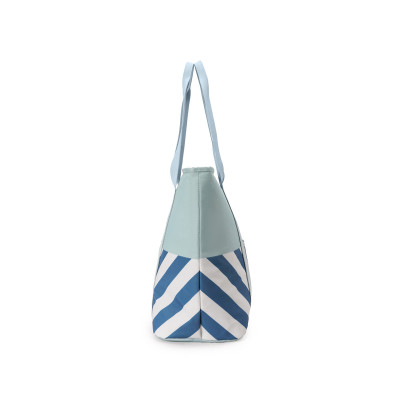 Monnëka Bolsa Tote Térmica Nevera Stripes Blues & Beyond | Farmácia d'Arrábida