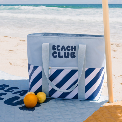 Monnëka Bolsa Tote Térmica Nevera Stripes Blues & Beyond | Farmácia d'Arrábida