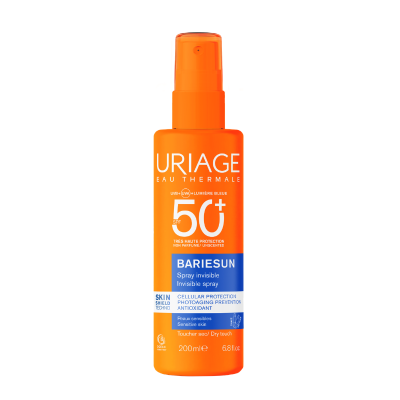 Uriage Bariésun Spray Invisível Sem Perfume SPF50+ 200ml
