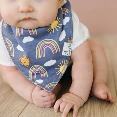 Copper Pearl Bandana Bib Set Hope Pack 4 Babetes 3-36M | Farmácia d'Arrábida