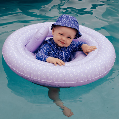 Swim Essentials Boia Bebé Leopard Lilás 0-1 Anos 69cm | Farmácia d'Arrábida