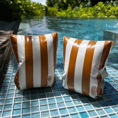 Swim Essentials Braçadeiras Flow Brown White 2-6A | Farmácia d'Arrábida