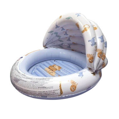 8721197418127 Swim Essentials Piscina Infantil Cobertura Wild Life 100cm |  1-3 Anos