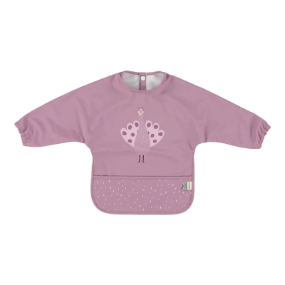 Trixie Babete Impermeável c/ Mangas Mrs. Peacock | Desenho Pavão - Material Poliéster Reciclado