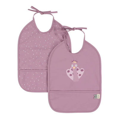 5400858964687 Trixie Babetes Impermeáveis Pack 2 Mrs. Peacock | Poliéster Reciclado +3M