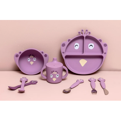 Trixie Colheres Silicone Pack 2 Mrs. Peacock | Farmácia d'Arrábida