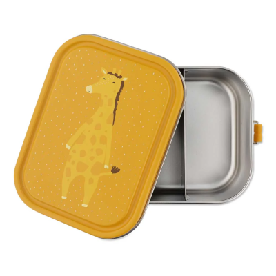 5400858602008 Trixie Lancheira Metálica Grande Mr. Giraffe | Inox + Fecho Silicone | +3A