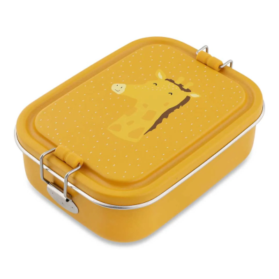 5400858592002 Trixie Lancheira Metálica Pequena Mr. Giraffe | Inox + Fecho Silicone | +3A