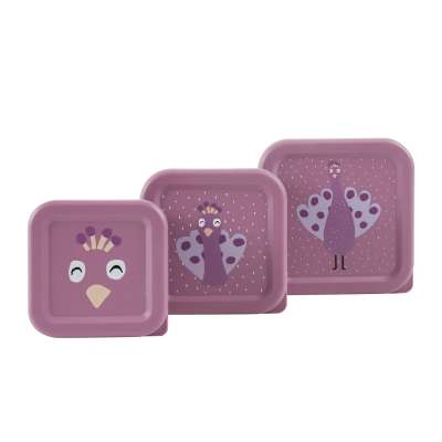 5401121051981 Trixie Lancheiras Empilháveis Mrs. Peacock Pack 3 | Caixa Snacks | +3 Anos