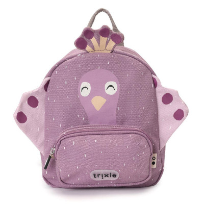 5420047901989 Trixie Mochila Mrs. Peacock 31cm | Algodão Reciclado A4 | +3 Anos
