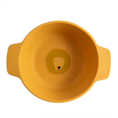 5400858966346 Trixie Tigela Silicone c/ Pegas Mr. Lion | Empilhável | +4 Meses