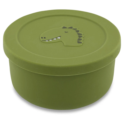 5400858964380 Trixie Tigela Snacks Silicone c/ Tampa Mr. Dino | +4 Meses