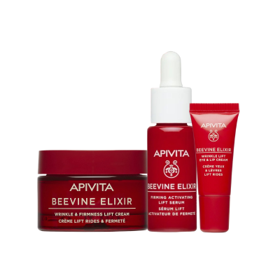 Apivita Pack Beevine Elixir Creme Rico + Sérum + Olhosl | Farmácia d'Arrábida