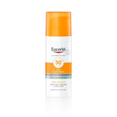 6950576 Eucerin Sun Oil Control Gel-Creme FPS50+ 50ml | Pele Acneica