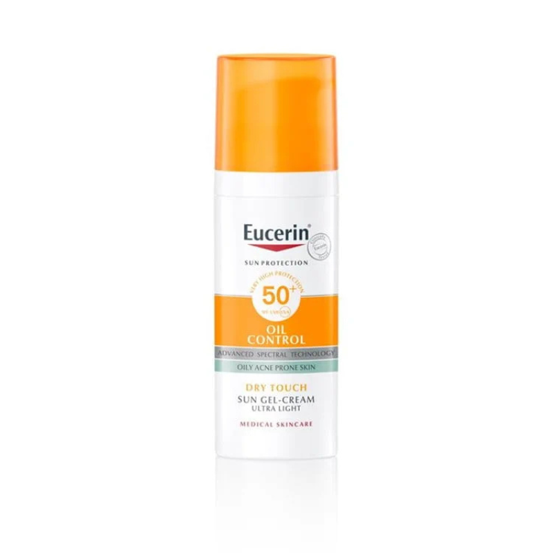 6950576 Eucerin Sun Oil Control Gel-Creme FPS50+ 50ml | Pele Acneica