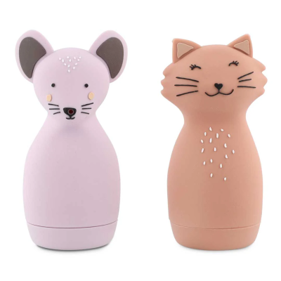 5400858376855 Trixie Brinquedos de Banho Mrs. Cat & Mrs. Mouse | Silicone 0M+