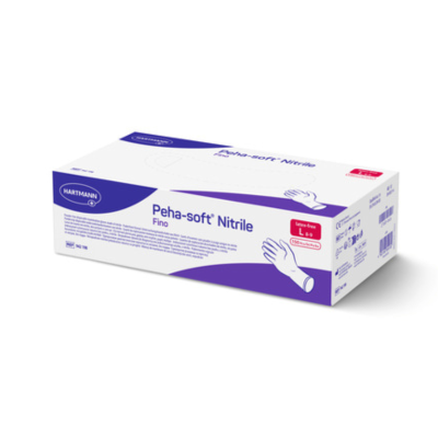 6196790 Hartmann Peha-Soft Nitrile Fino Luvas Descartáveis s/ Pó L 150 Uni. | Extremamente macias e sem látex