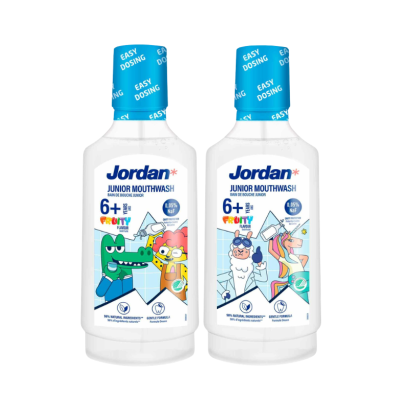 7604991 Jordan Junior Elixir Bucal Fruity 6A+ 500ml | Flúor Sem Álcool