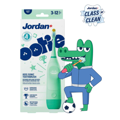Jordan Kids Escova Elétrica Infantil Ootie Verde 3-12A  | Farmácia D'Arrábida