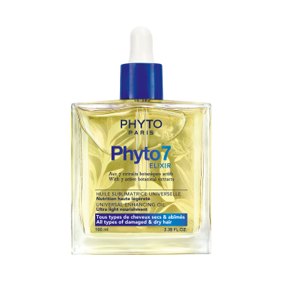7553602 Phyto 7 Elixir Óleo Sublimador Universal 100ml | Cabelo Seco