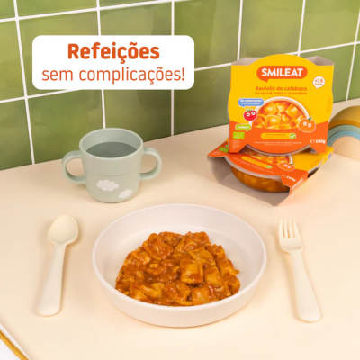 Smileat Raviolis Abóbora Tomate e Cogumelos Bio 190g +15M | Farmácia d'Arrábida