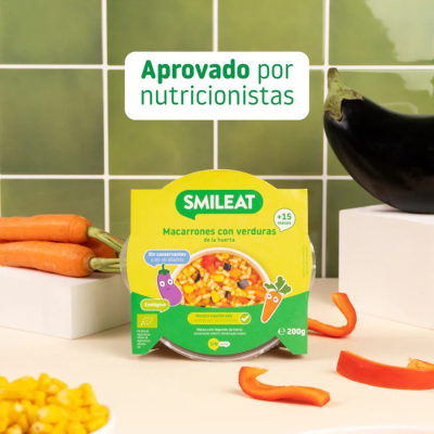 Smileat Massa com Legumes da Horta Bio 200g +15M | Farmácia d'Arrábida