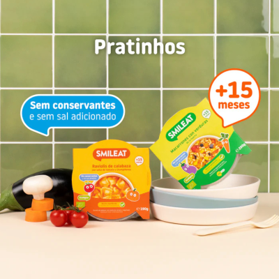 Smileat Massa com Legumes da Horta Bio 200g +15M | Farmácia d'Arrábida
