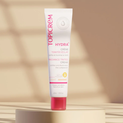 Topicrem Hydra+ Creme com Cor SPF50 Tom Claro 40ml | Farmácia d'Arrábida