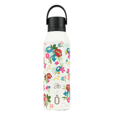 8435799104738 Runbott Mii 60 Garrafa Térmica Abigail Morales Bouquet 600ml | Isolamento vácuo frias 32h, quentes 24h
